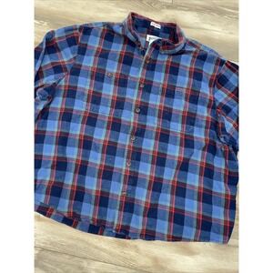 Duluth Trading Men's Flannel Size 3XL Relaxed Fit